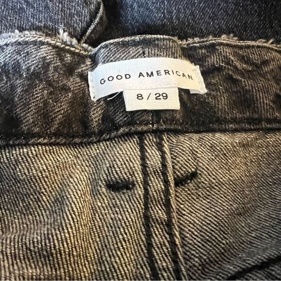 NWT Good American Jeans Hi Rise Black - Picture 4 of 5